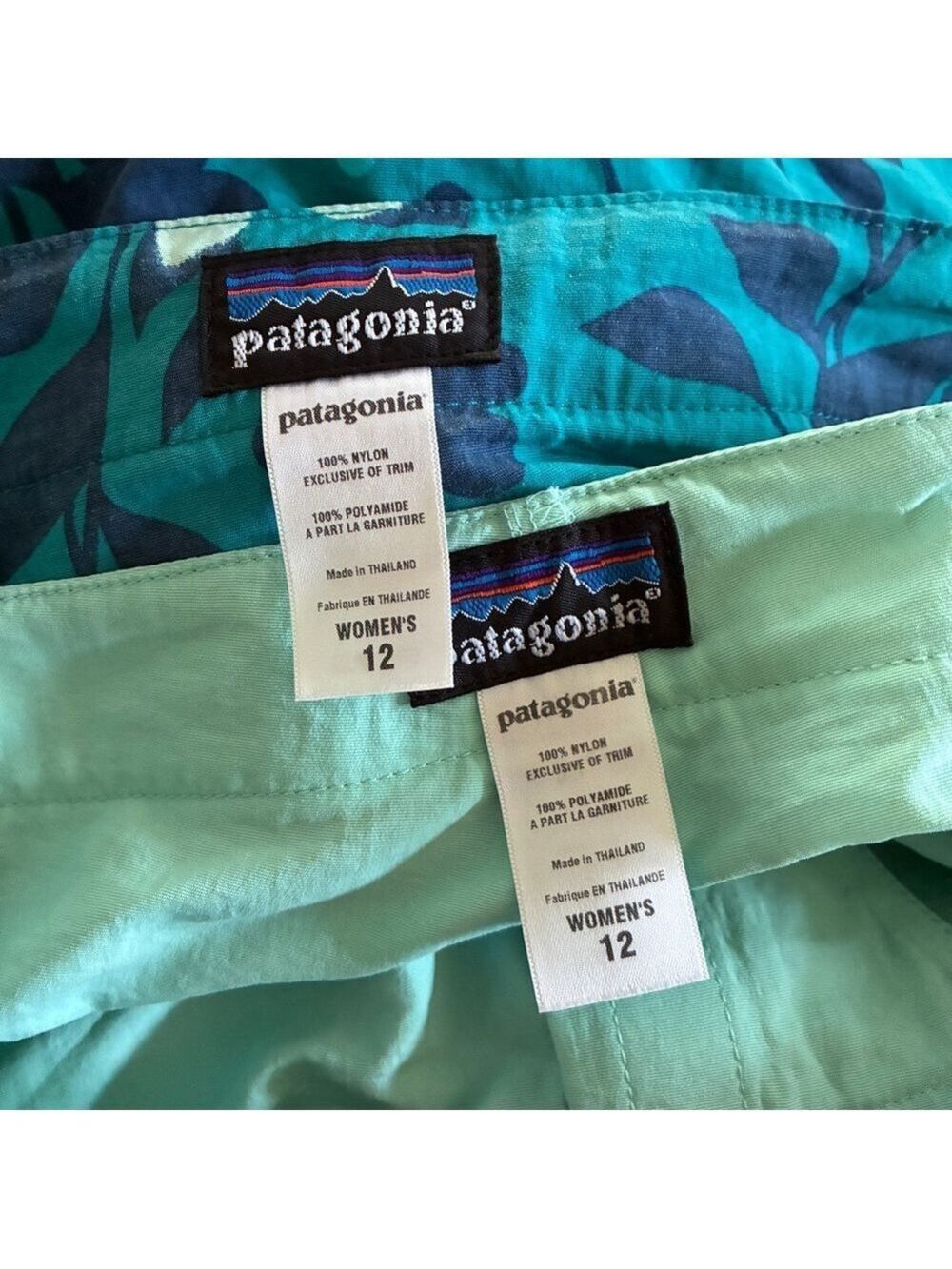 Patagonia Button Out Boardie Wrap Skort in Gypsy Blue Floral - Size 12 - Picture 5 of 10